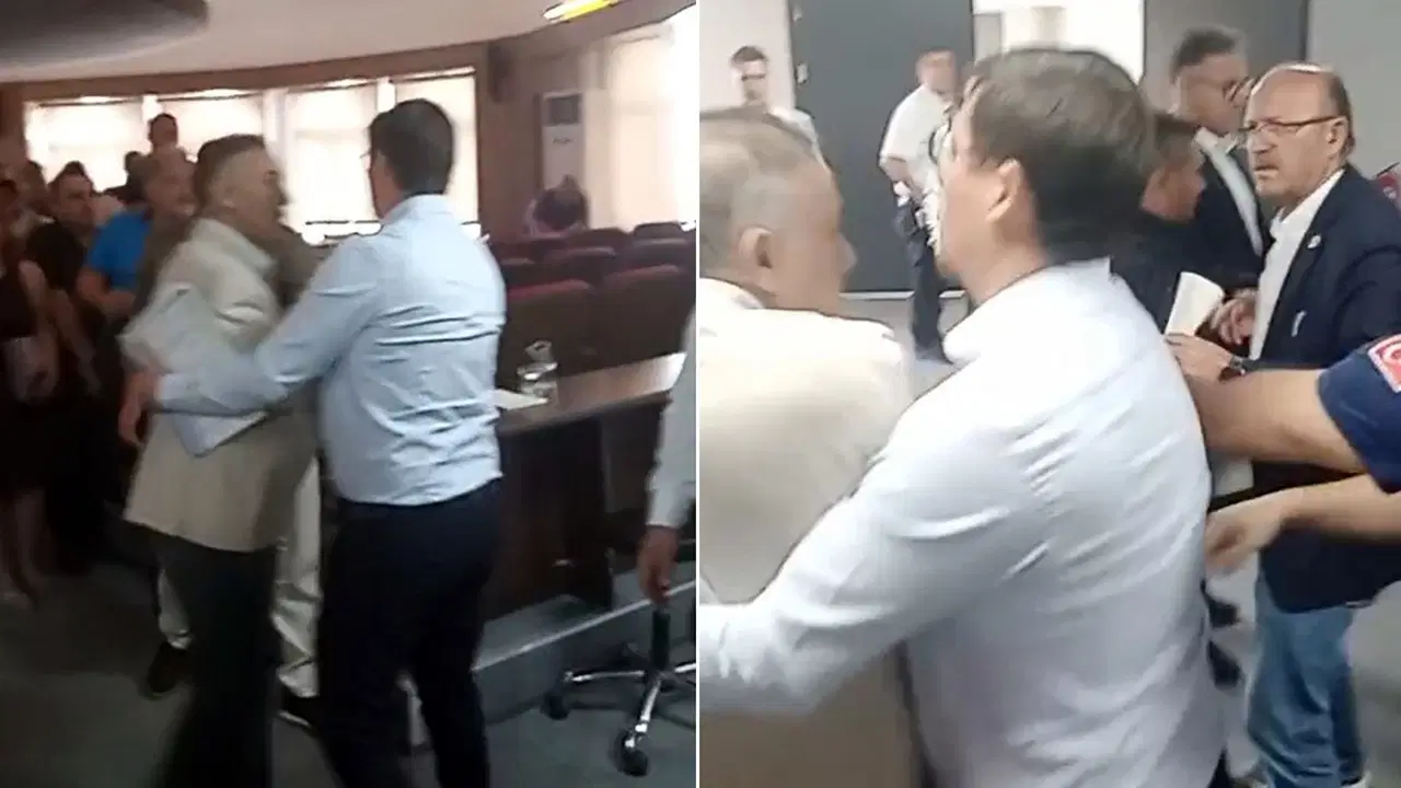 Edirne Belediyesi Meclisi'nde 'tokat' iddiası: AK Partili ve Yeni Partili üyeler arasında arbede