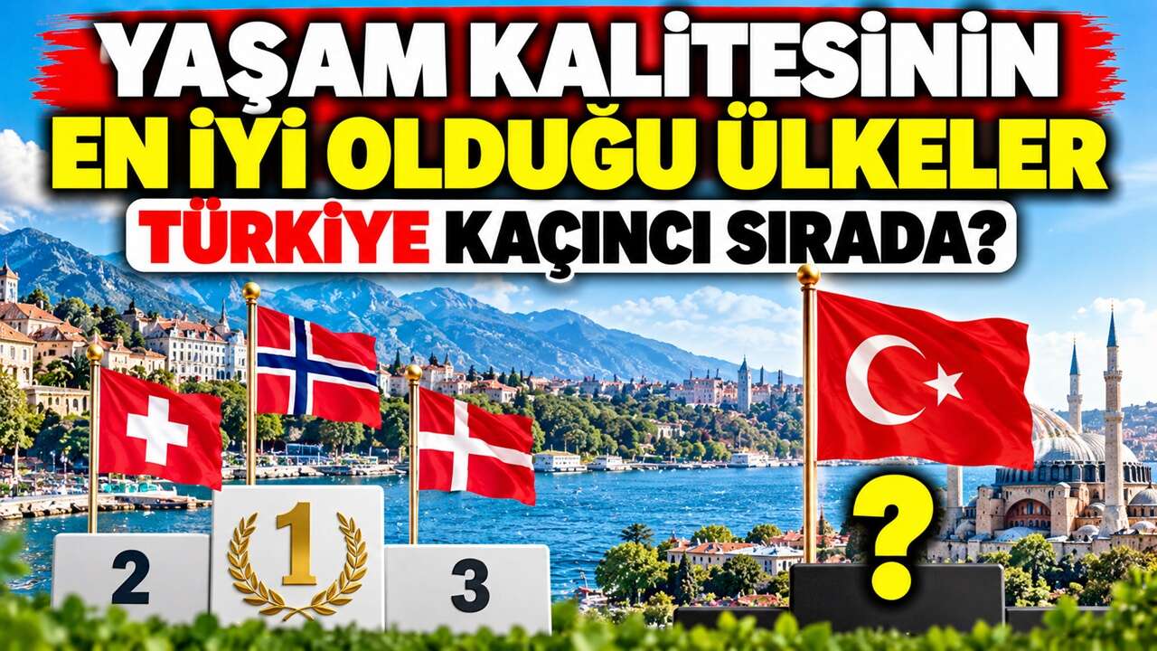 Yaşam Kalitesinin En İyi Olduğu Ülkeler : Türkiye Bakın Kaçıncı Sırada