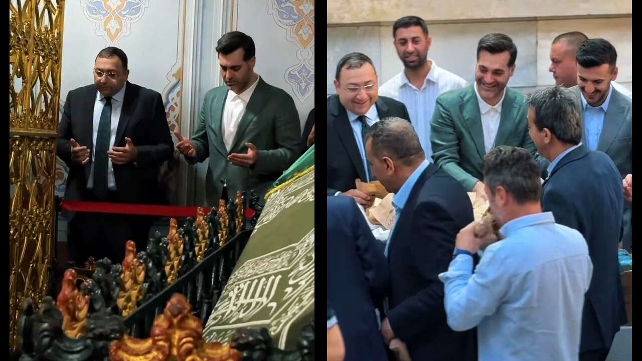 Üsküdar'da tehdit ve şantaj iddialarının gölgesindeki seçimin ardından AK Parti'den türbe ziyareti
