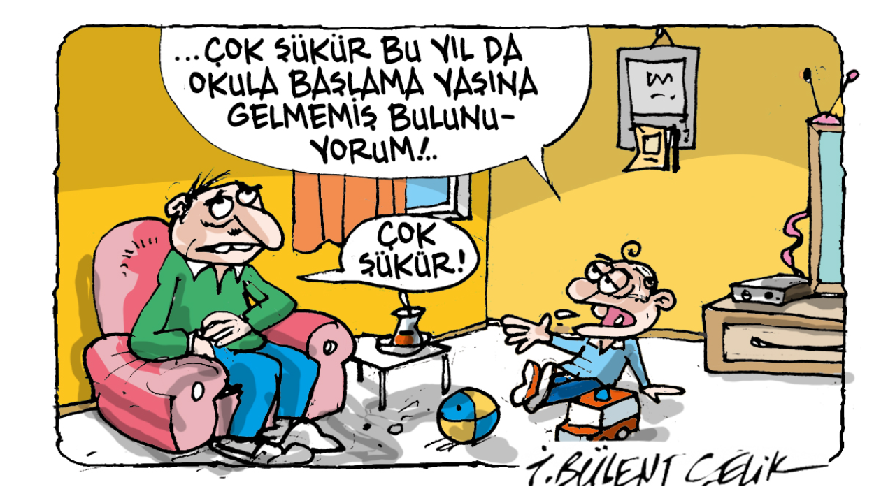 İ. Bülent Çelik'in 10 Eylül 2026 tarihli karikatürü