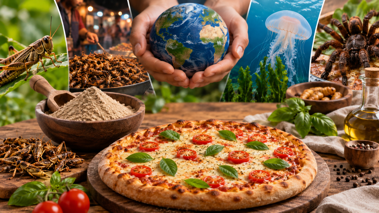 Pizzamızın hamuru çekirge unundan!