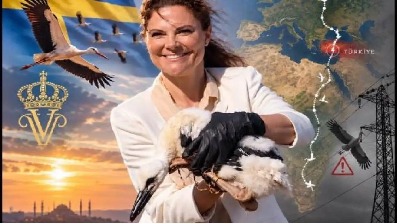 İsveç Prensesi Victoria'nın adını verdiği leylek Karaman'da ölü bulundu