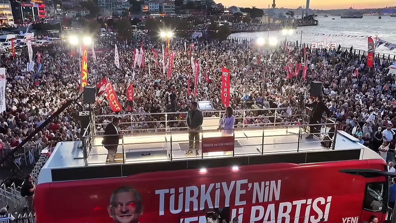 YENİ Parti'den Üsküdar mitingi