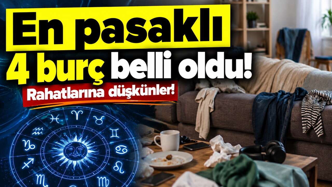 En pasaklı 4 burç belli oldu! Rahatlarına düşkünler ve çok tembeller