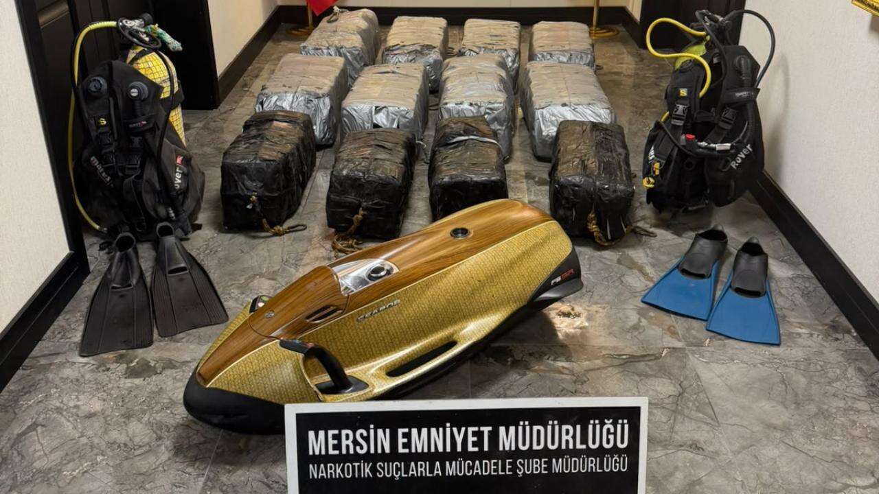 Yine Mersin yine kokain: 350 kilo madde ele geçildi