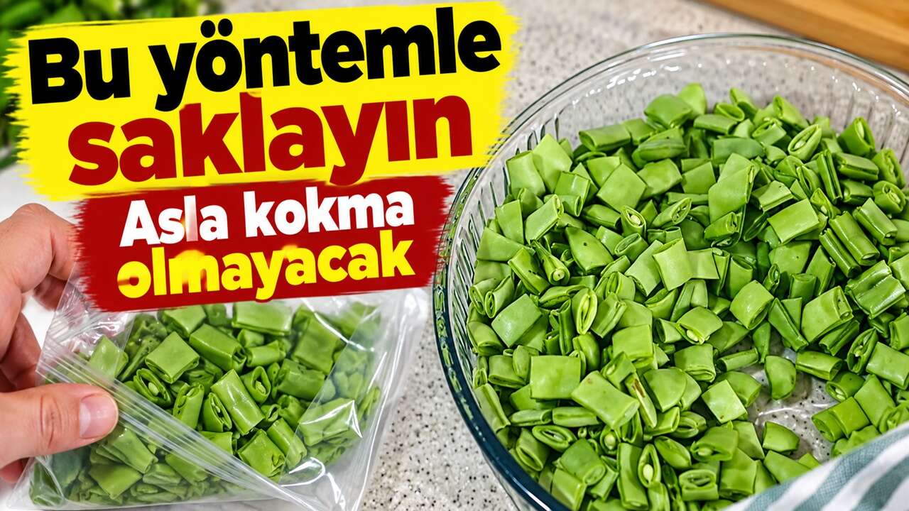 Bezelye, yeşil fasulye ve bamyayı böyle saklayın: Dondurucuda koku yapmasın