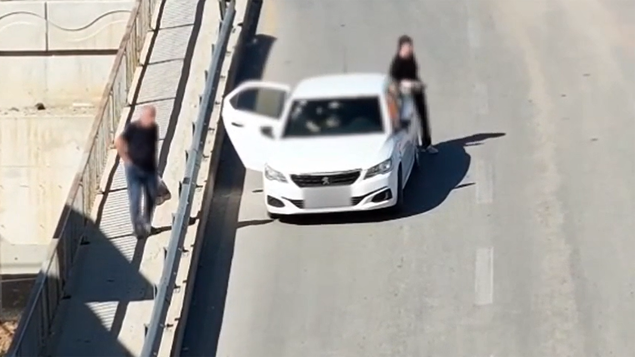 Denetimden kaçmaya çalıştı, drone ile yakalandı