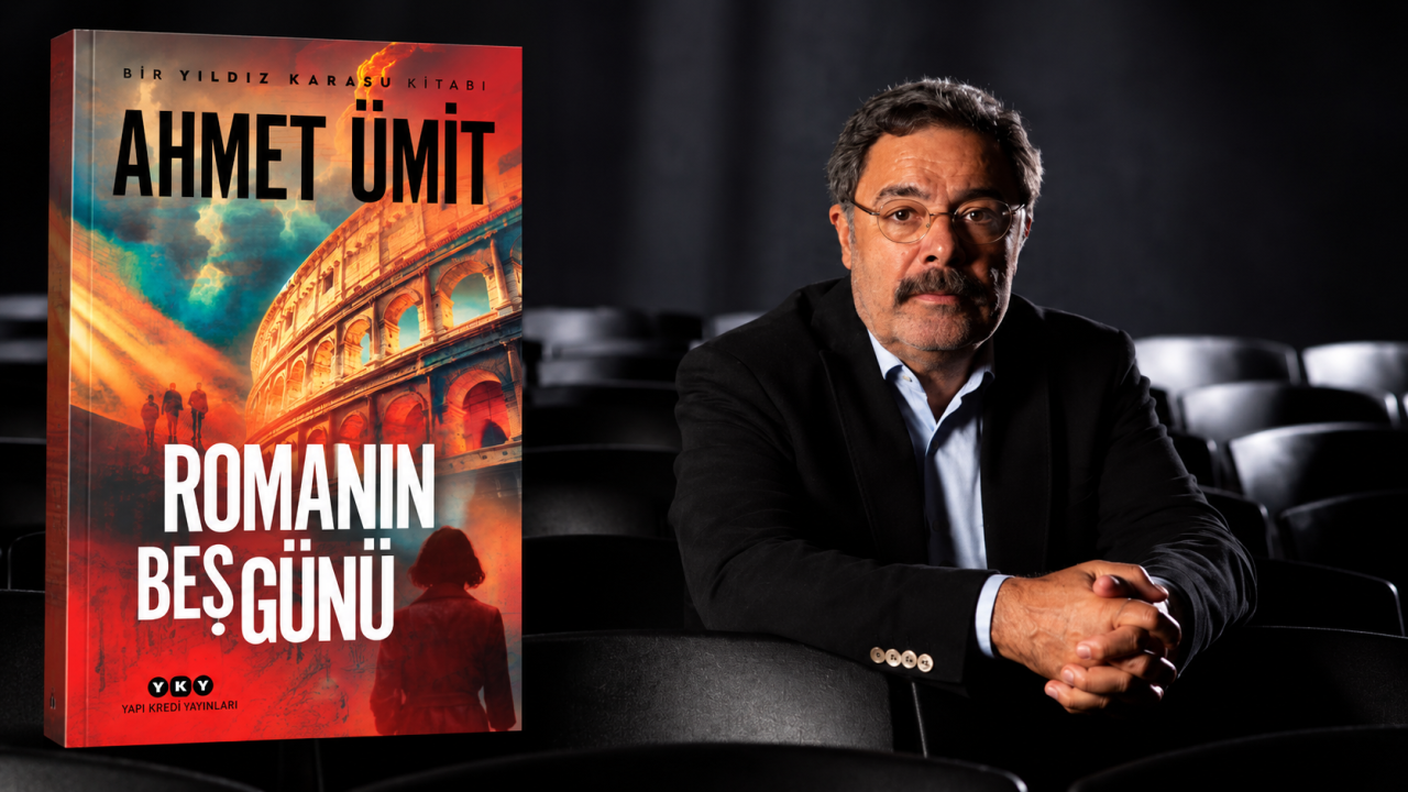 Ahmet Ümit’in yeni kitabı Roma sokaklarında katilin peşinde..