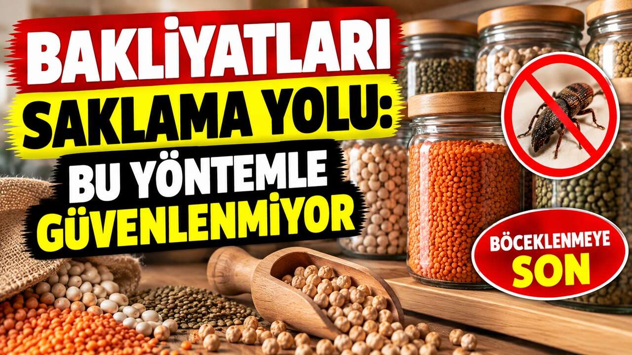 Kuru fasulye, barbunya, mercimek ve nohudu böyle saklayın: Güvelenmesin