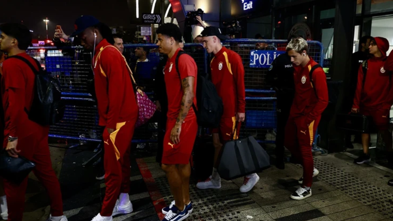 Trabzon'u derbi öncesi sel vurdu! Galatasaray kafilesi dakikalarla kurtuldu
