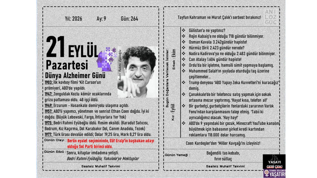 Dünya Alzheimer Günü