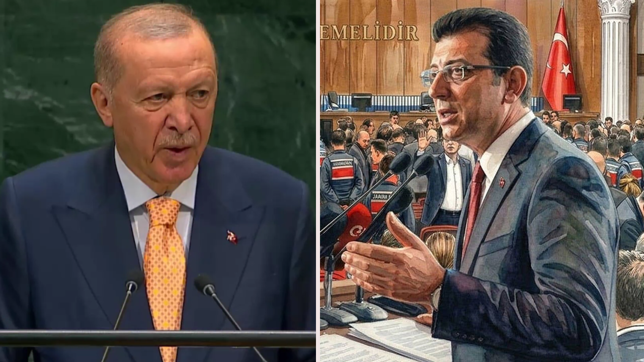 İmamoğlu’nun tahliye isterken okuduğu şiiri Erdoğan BM’de okudu!