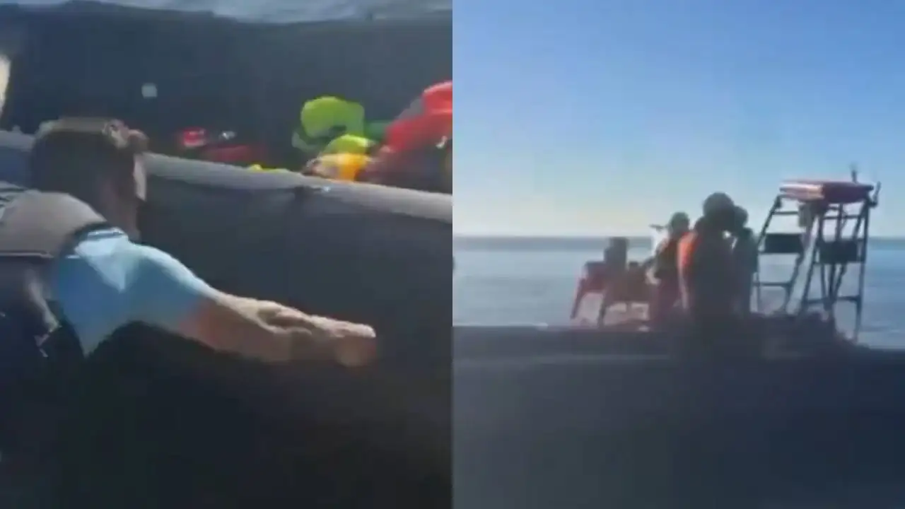 Mültecileri taşıyan bota bıçakla saldırdı
