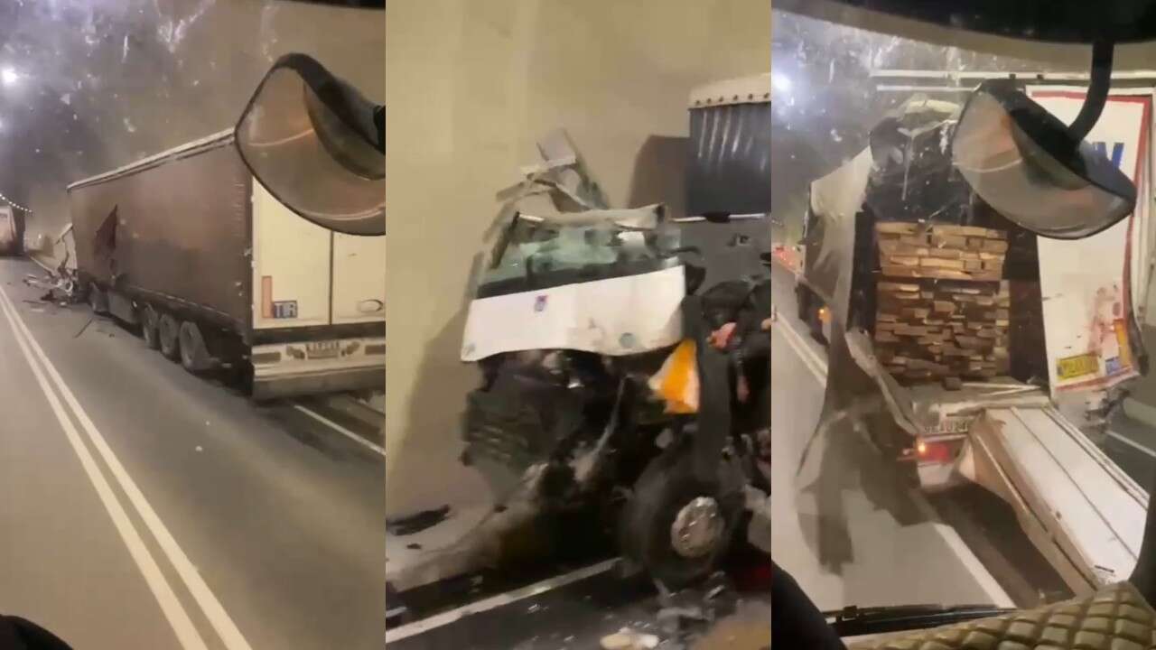 Tünelde zincirleme kaza: 1 ölü, 2 yaralı