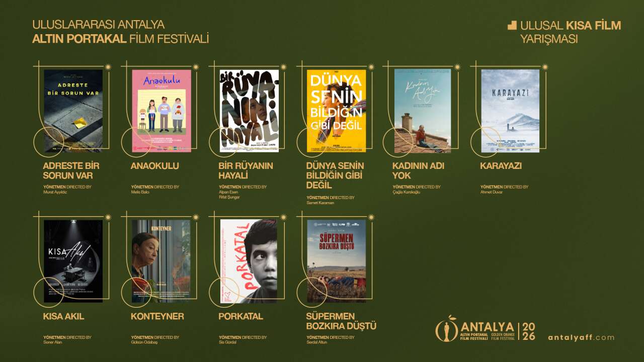 Altın Portakal’da kısa film yarışı: 10 filmden 7’si dünya prömiyeri yapacak