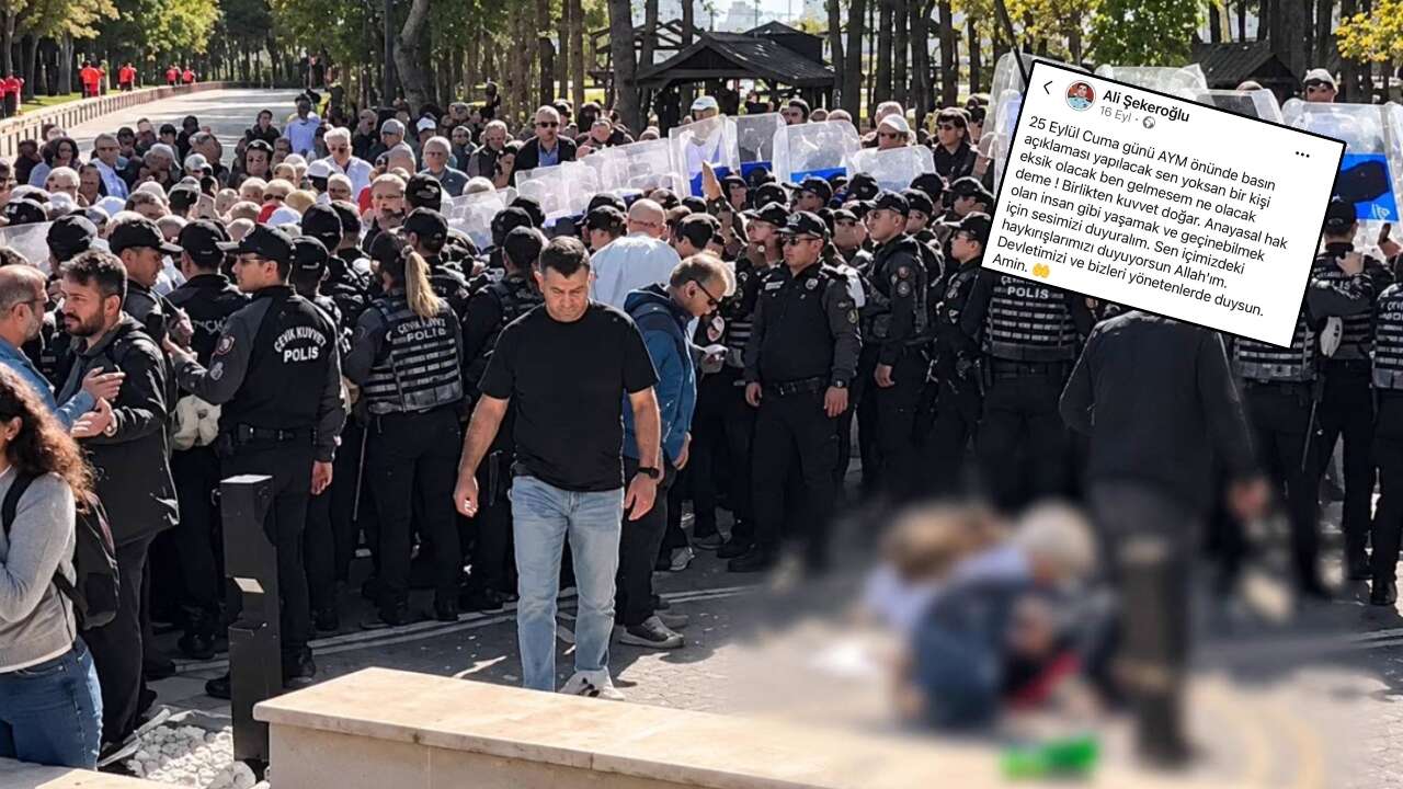 AYM önünde hayatına son veren emekli polisin son paylaşımı yürek burktu