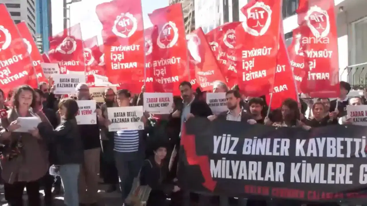 TİP’ten TMSF önünde 'fon krizi' protestosu