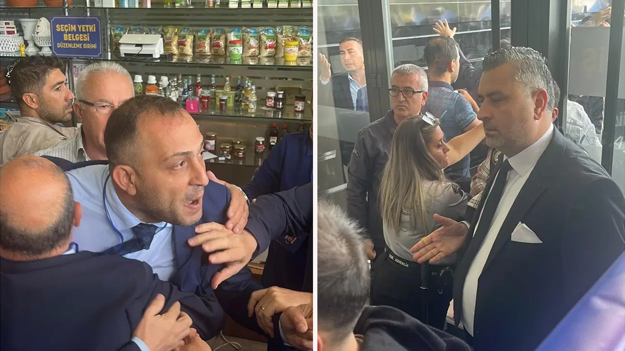 Ticaret Odası seçimlerinde 'özel güvenlik' gerginliği: Polis müdahale etti