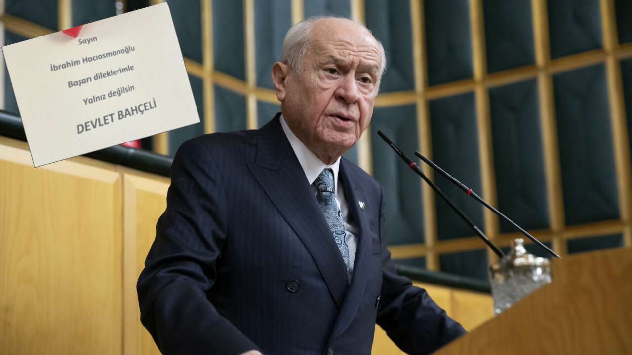 Devlet Bahçeli'den İbrahim Hacıosmanoğlu'na sürpriz destek