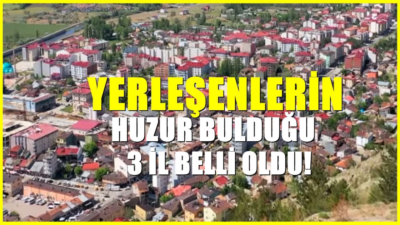 Türkiye'deki en huzurlu 3 il belli oldu: Doğasıyla büyülüyor