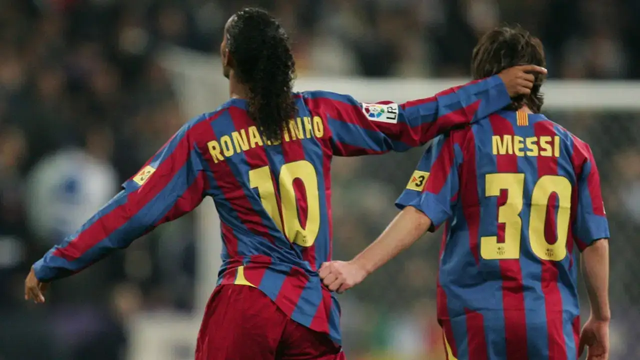 Ronaldinho'dan Lionel Messi'ye duygusal veda