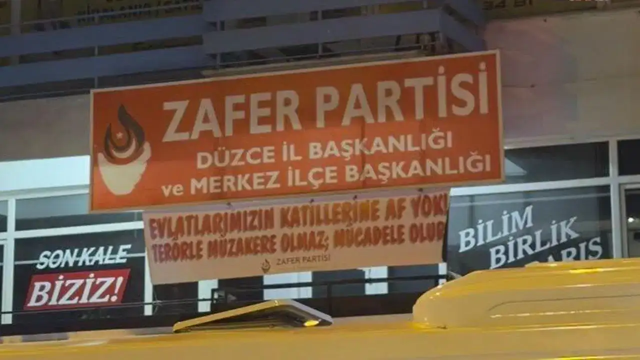 Zafer Partisi’nin pankartına soruşturma