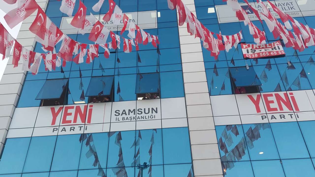 YENİ Parti'nin Samsun İl Başkanlığı açıldı