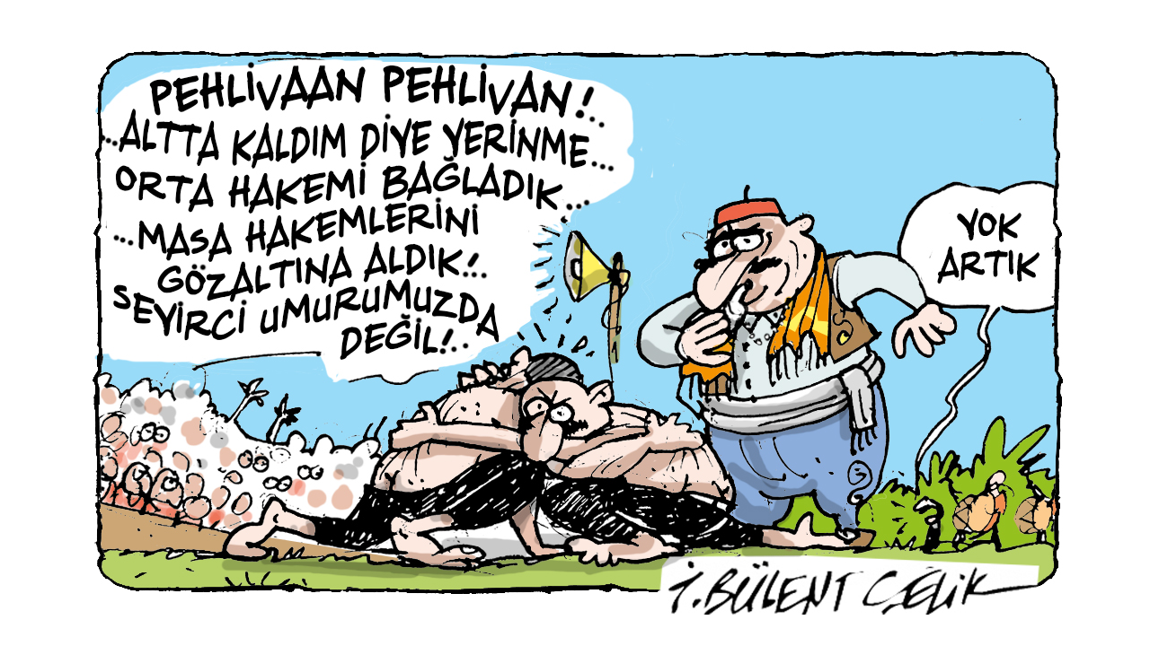 İ. Bülent Çelik'in 13 Ekim 2026 tarihli karikatürü