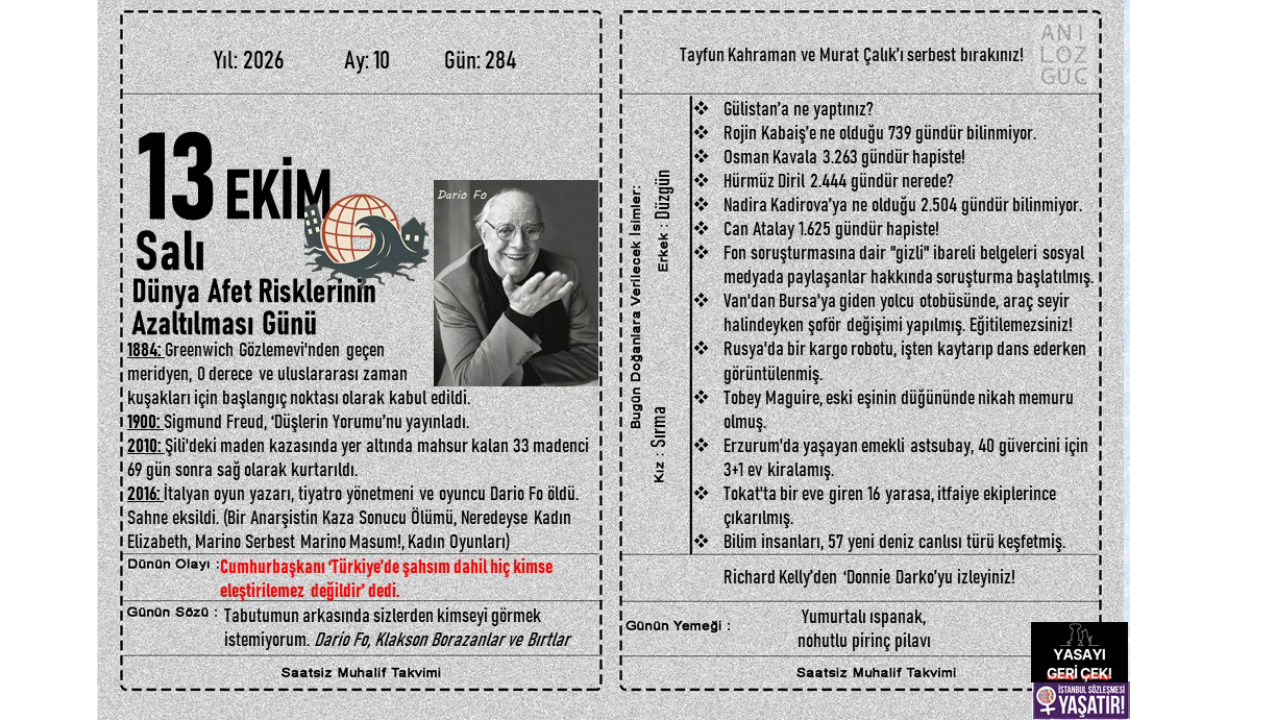 Dünya Afet Risklerinin Azaltılması Günü