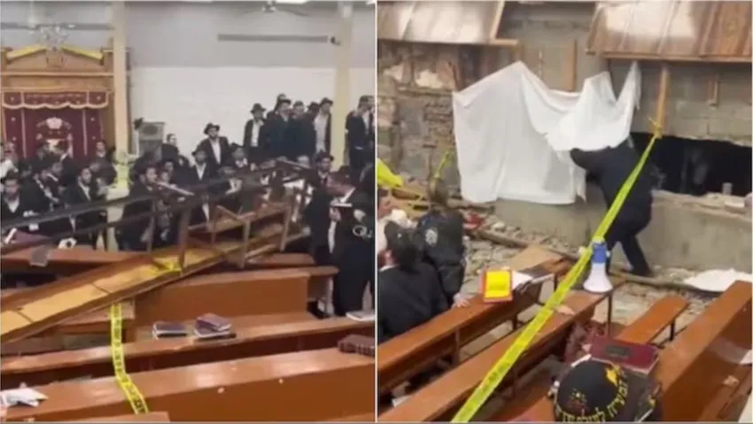 New York'ta bir sinagogun altında kaçak tüneller ortaya çıktı