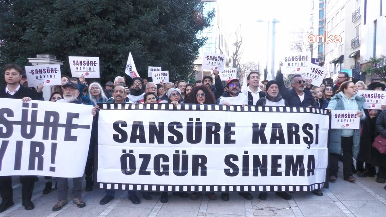 Sinema emekçileri, Kızıl Goncalar'a verilen cezayı protesto etti: Korku iklimi yaratılmaya çalışılıyor