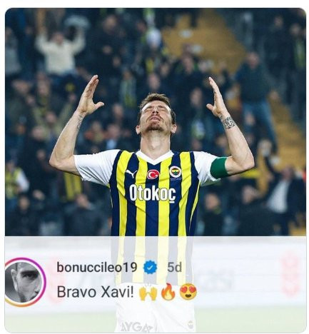 Bonucci'den Mert Hakan Yandaş'a övgü: Bravo Xavi
