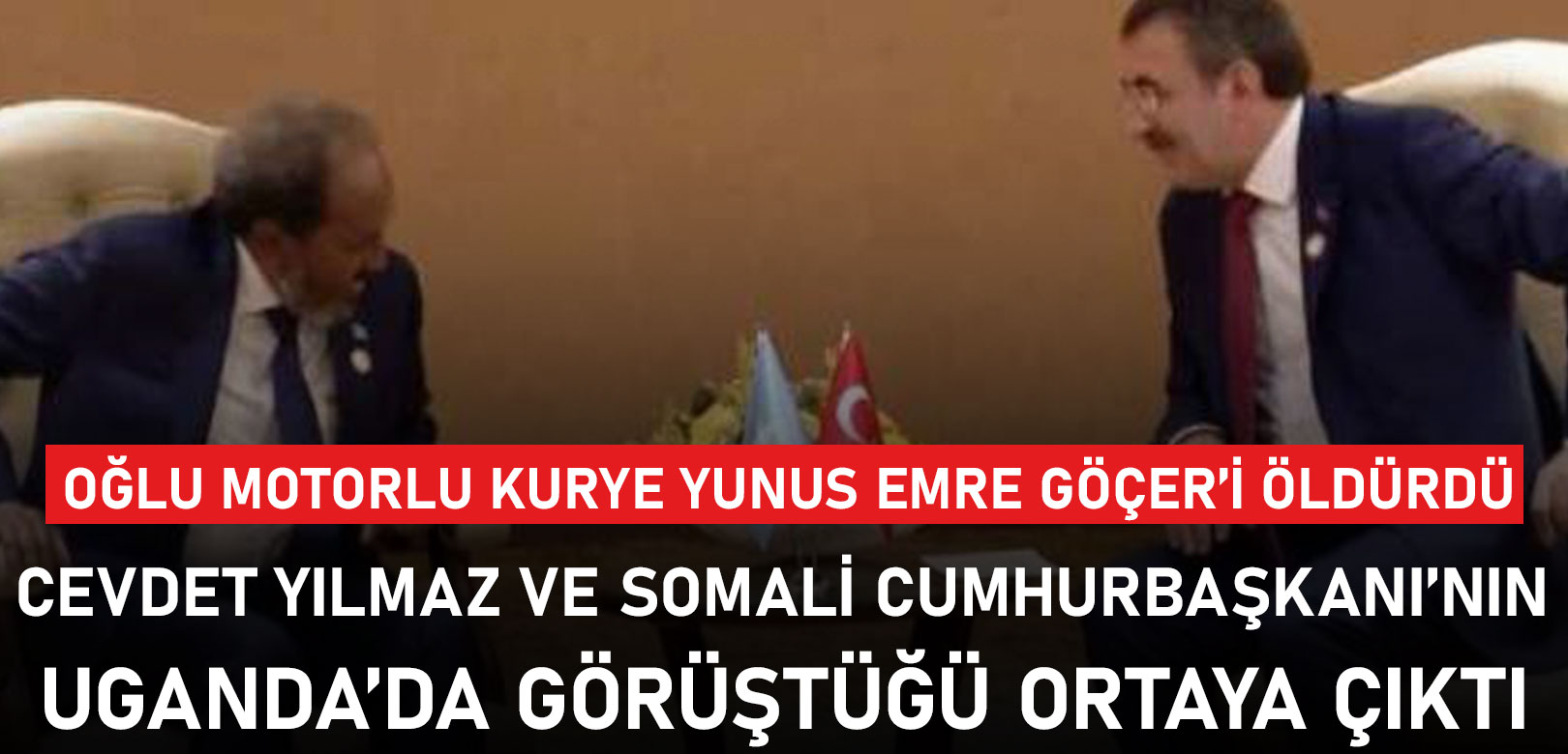 Cevdet Yılmaz, Somali Cumhurbaşkanı ile görüştü