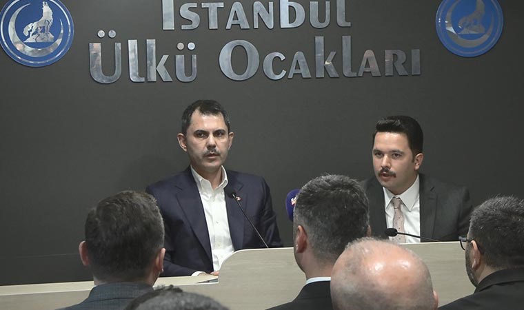 Murat Kurum Ülkü Ocakları İstanbul İl Başkanlığını ziyaret etti