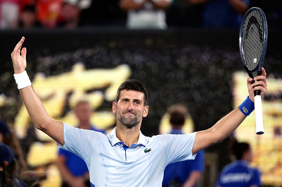 Djokovic set vermeden çeyrek finale çıktı