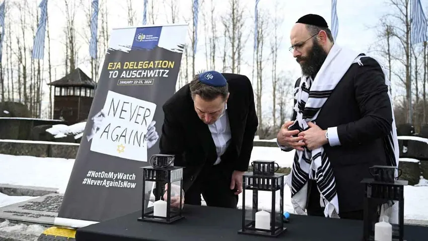 Antisemitizm ile suçlanan Elon Musk, Auschwitz'i ziyaret etti