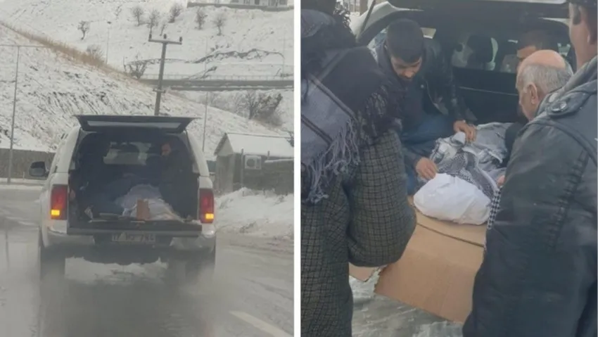 AKP’li belediye yaşlı kadının cenazesine araç vermedi, bagajda taşındı