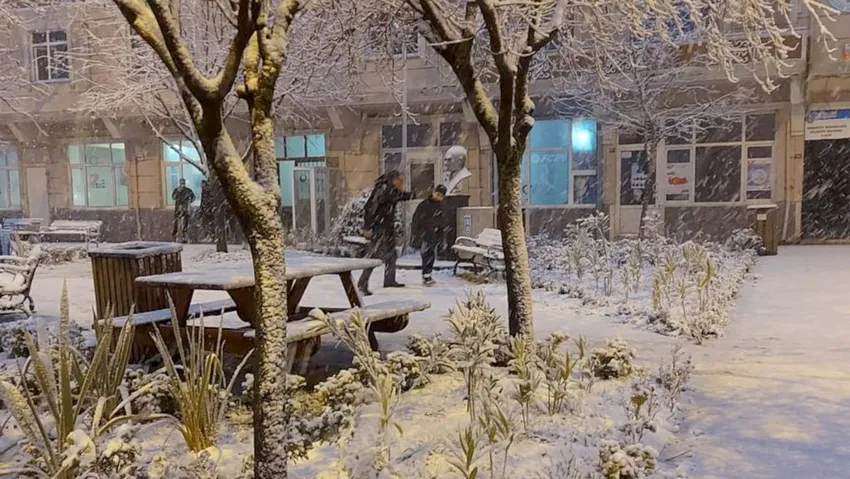 Kar İstanbul'a Silivri'den giriş yaptı