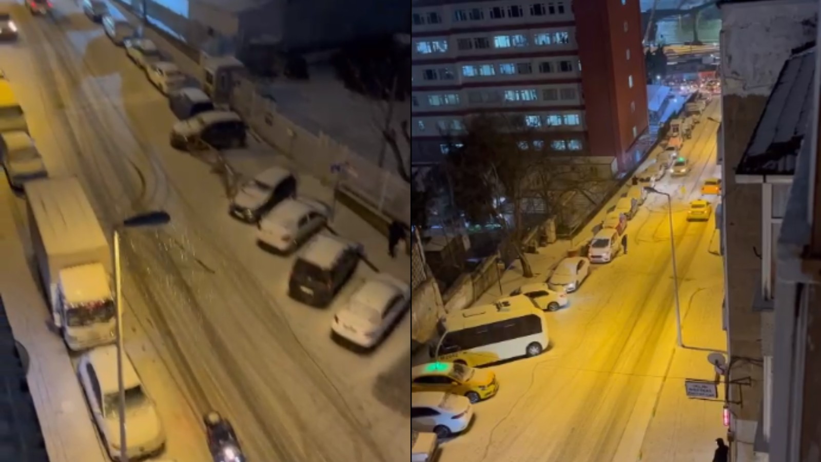 İstanbul'da kar yağışı başladı: Yollar beyaza büründü