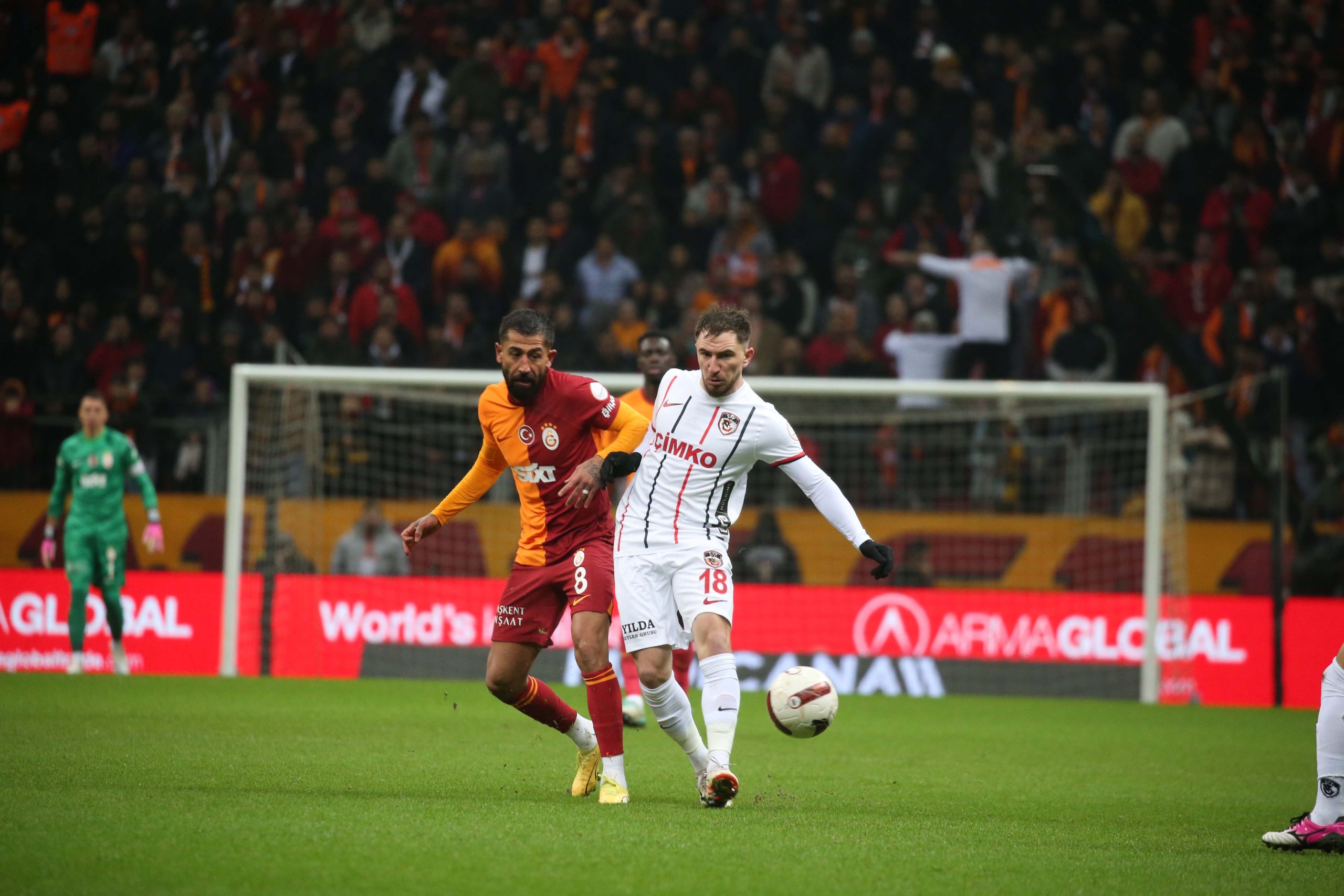 Galatasaray Gaziantep engelini 89'da geçti