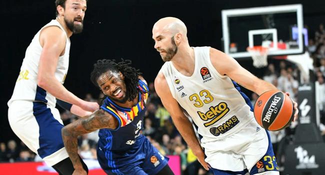 Fenerbahçe Beko ikinci yarıda açıldı, ASVEL'i 10 sayı farkla devirdi