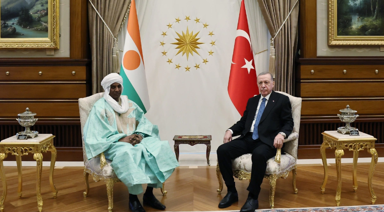 Erdoğan, Nijer Başbakanı Zeine'yi kabul etti