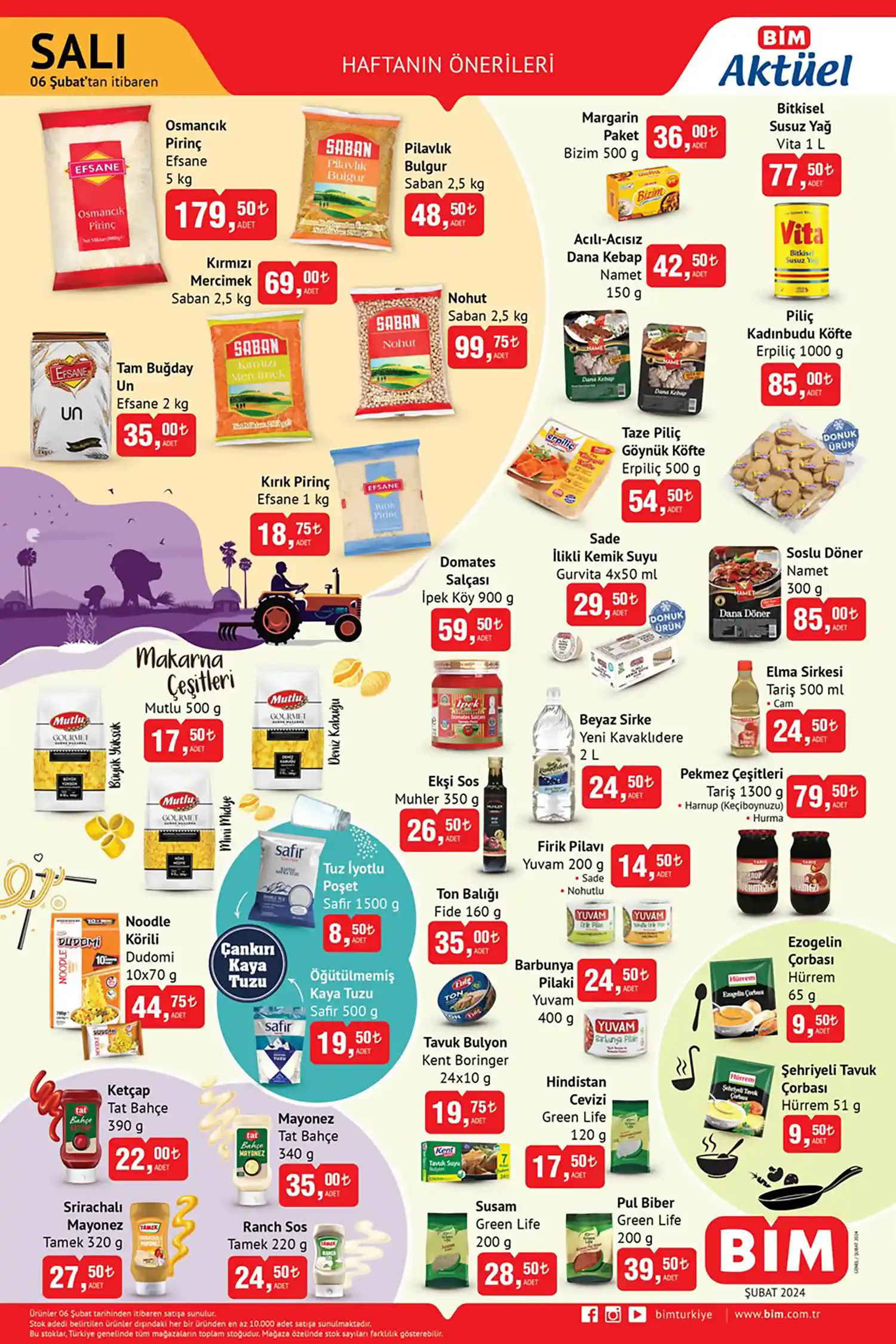 BİM 6 Şubat 2024 aktüel ürünler kataloğu