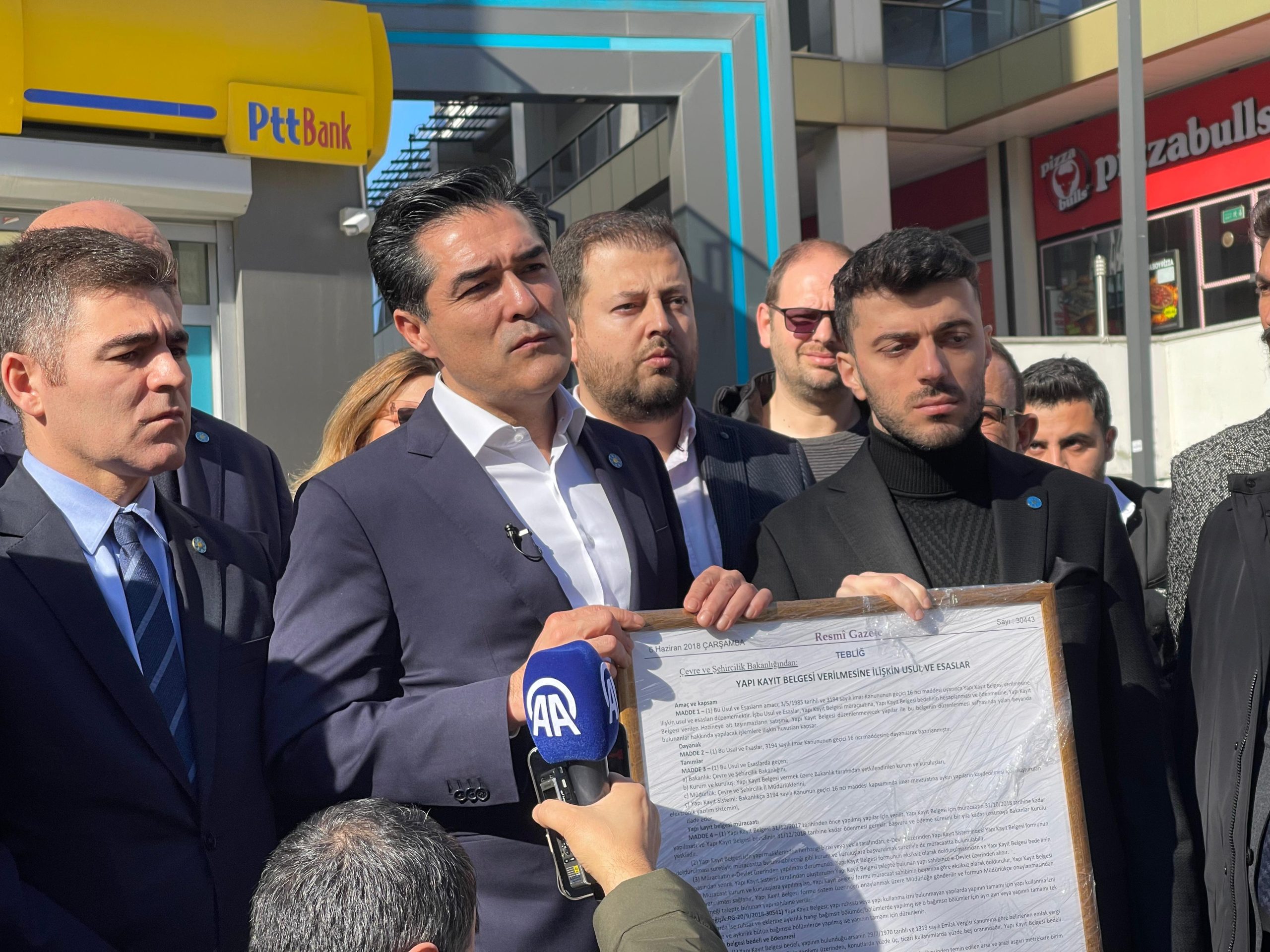 Buğra Kavuncu, Kurum’a 6 şubatın yıl dönümünde çerçeveli imar barışı kararını gönderdi