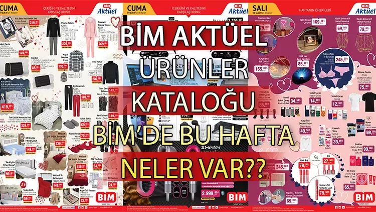 BİM'de bu hafta ne var? 7 Şubat BİM aktüel ürünleri