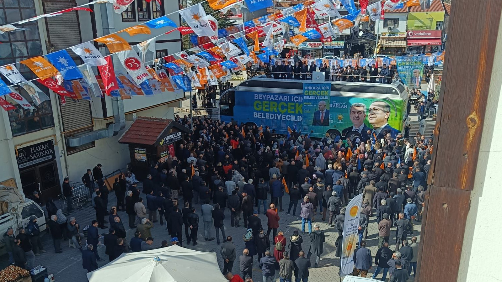 AKP'li Altınok'un Beypazarı mitingine ilgi gösterilmedi: Miting alanı boş kaldı