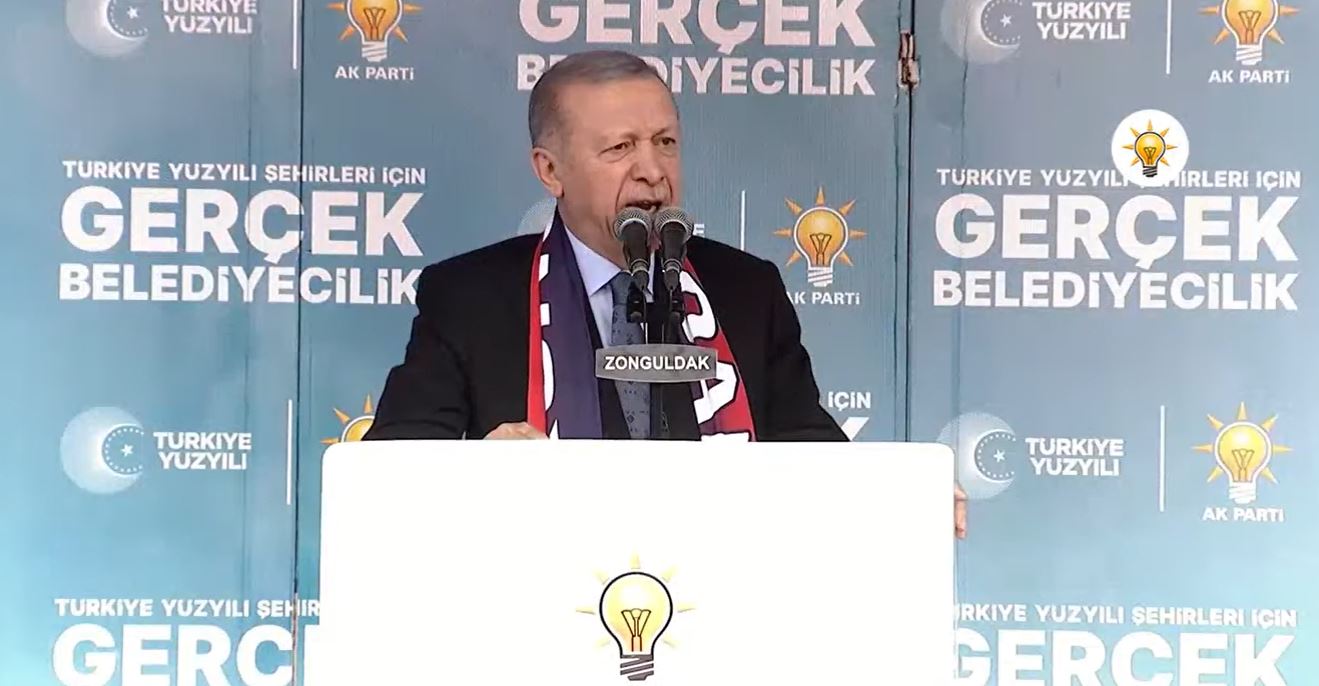 Erdoğan, ilk seçim mitingini Zonguldak'ta gerçekleştirdi: Ücretsiz doğal gaz desteğini nisan 2024'e kadar devam ettireceğiz