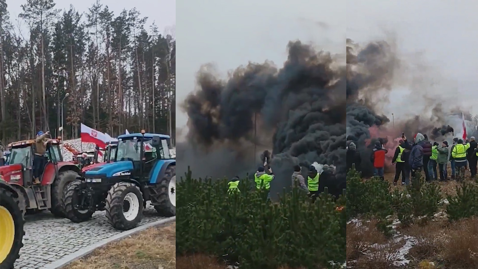 Polonyalı çiftçiler, Ukrayna sınırını kapatarak AB ticaret politikalarını protesto ediyor