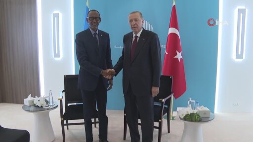 Erdoğan, Ruanda Cumhurbaşkanı ile görüştü