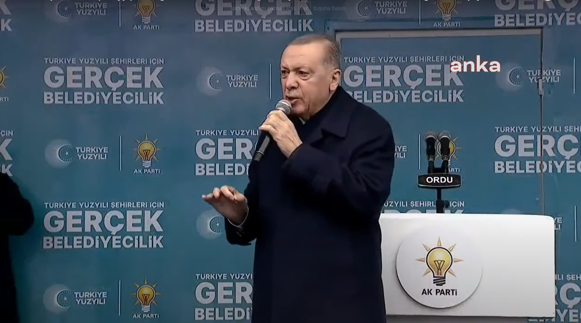 Cumhurbaşkanı Erdoğan, Ordu'da konuştu: Biz varsak doğal gaz var, biz yoksak doğal gaz yok